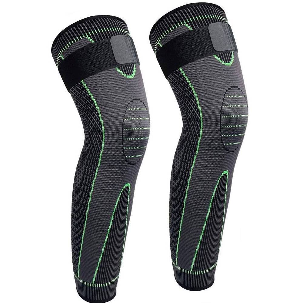 1 Pair Long Knee Support Elastic Pressure
