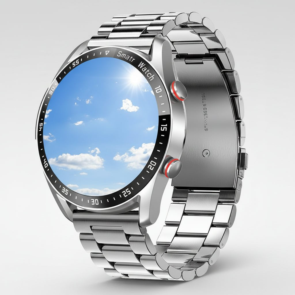 Waterproof Touch Fitness Smartwatch with Bluetooth Calling