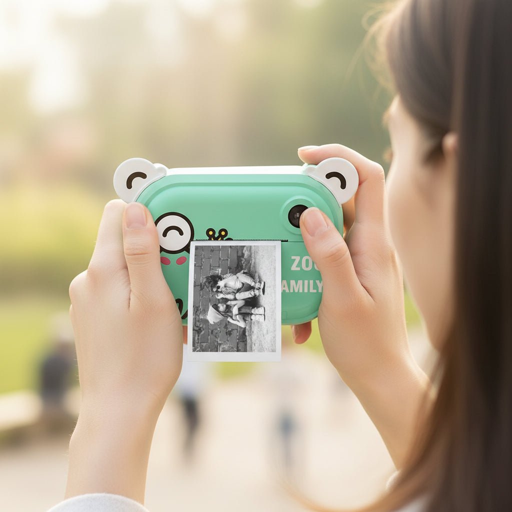 Fun Kids Instant Camera with Colorful Stickers