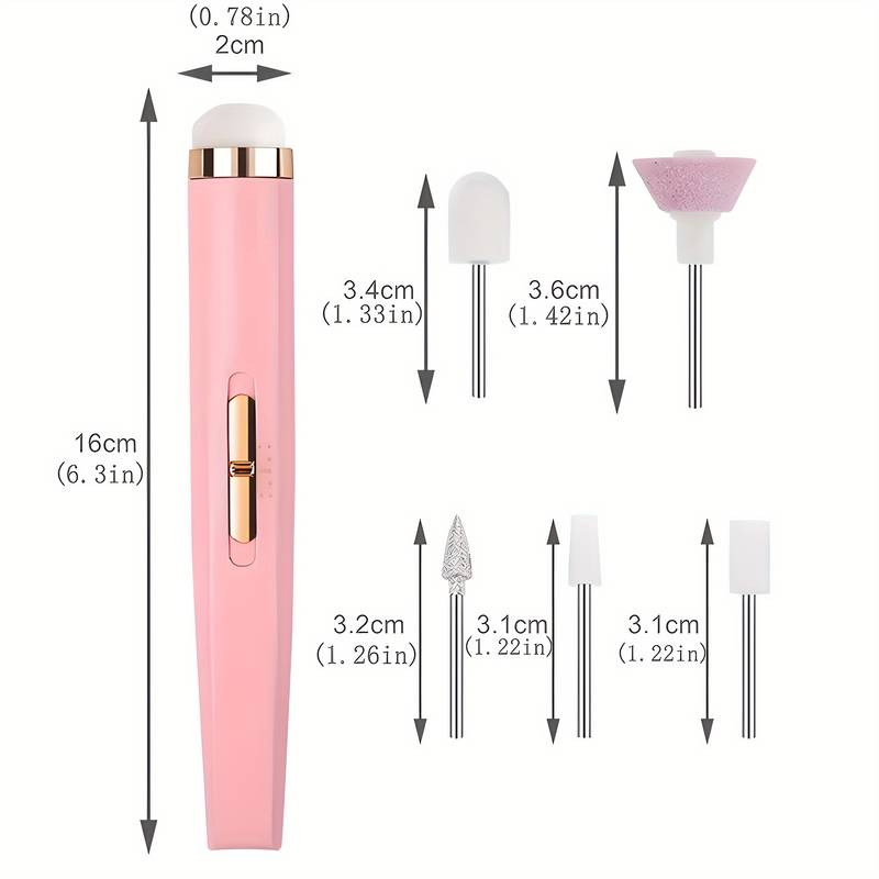 5 in 1 Electric Nail Drill Sander with Light