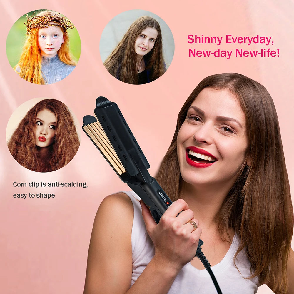 Electric Ceramic Hair Crimper-Hair Wavers