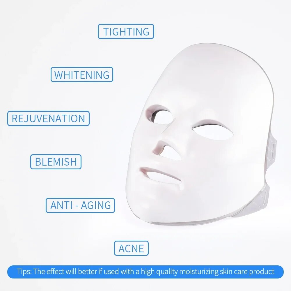Led Therapy Light Facial Mask -Skin Light Treatment