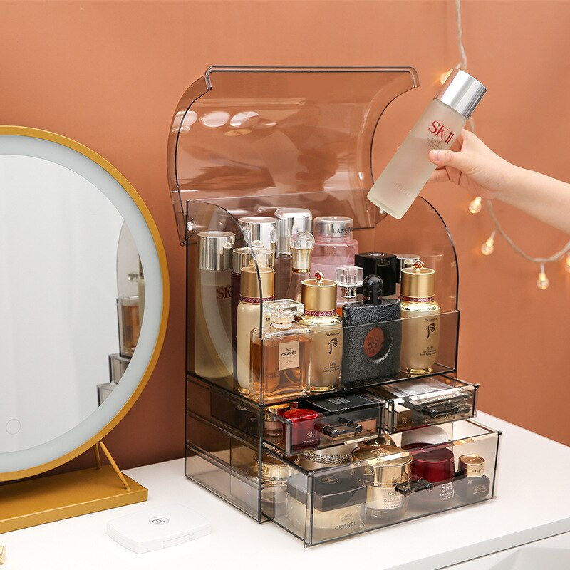 Acrylic Makeup Organizer with Drawers