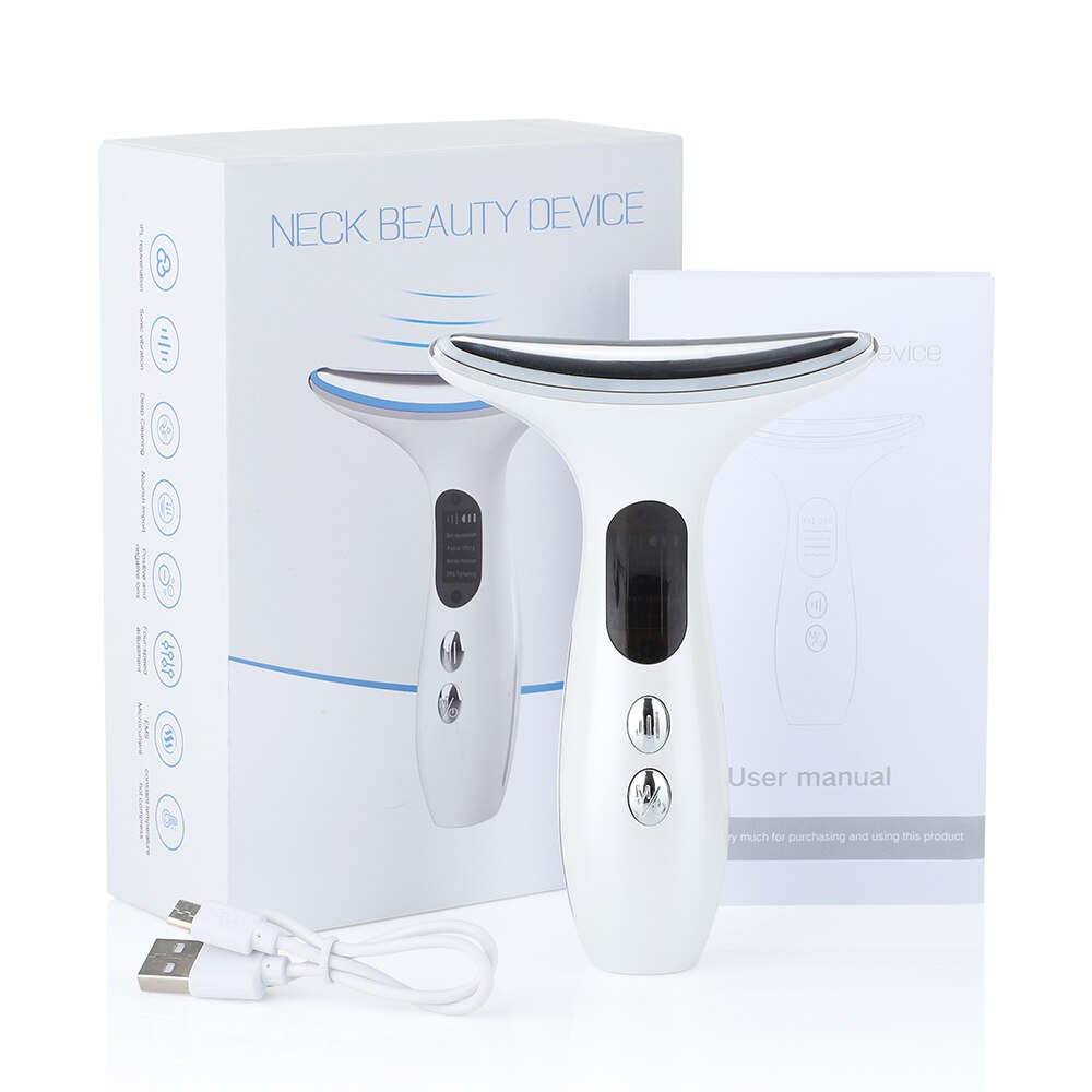 Neck and Face Lifting Massager with LED Photon Therapy