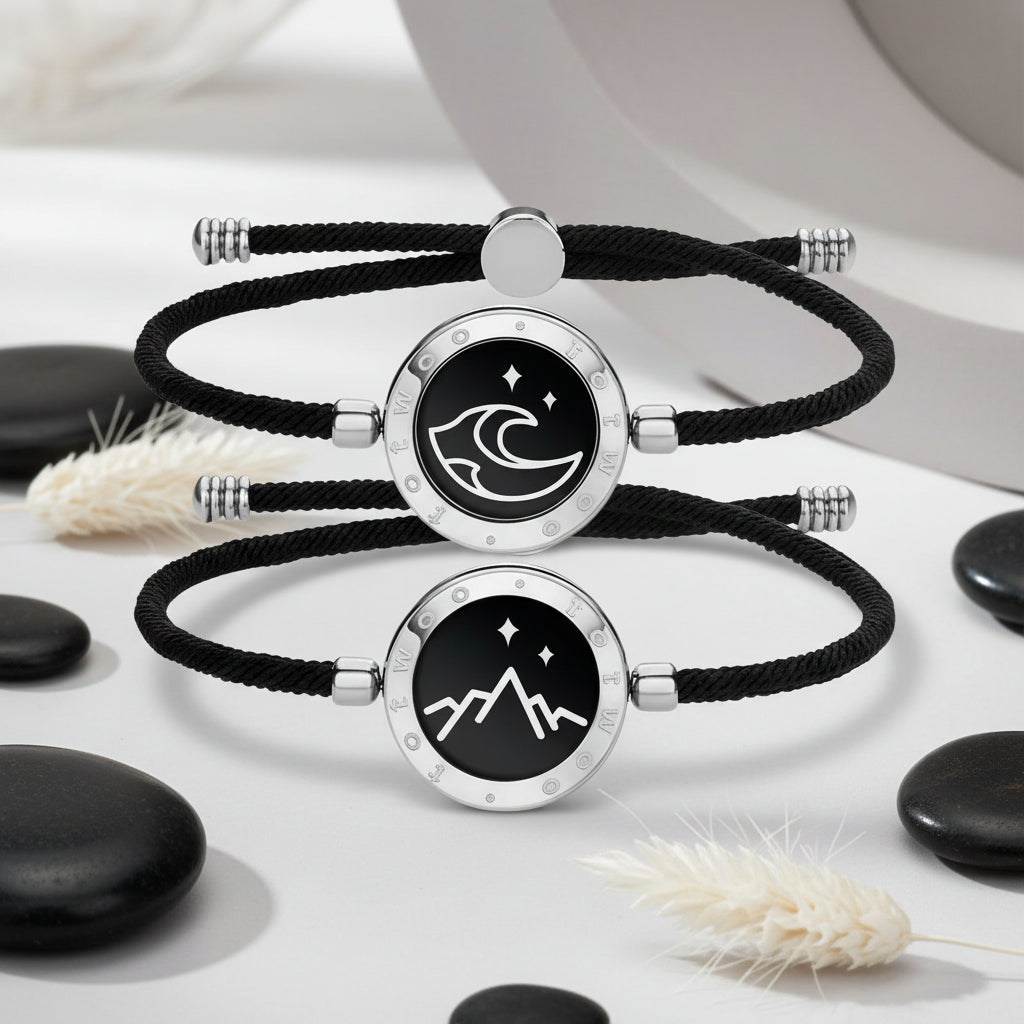 Love Token Pair Vibe Smart Stainless Steel Bracelets