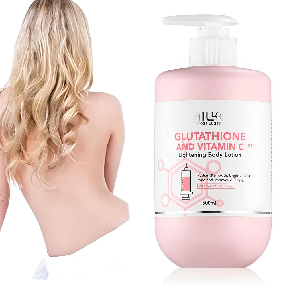 Moisturizing and Whitening Body Lotion with Glutathione