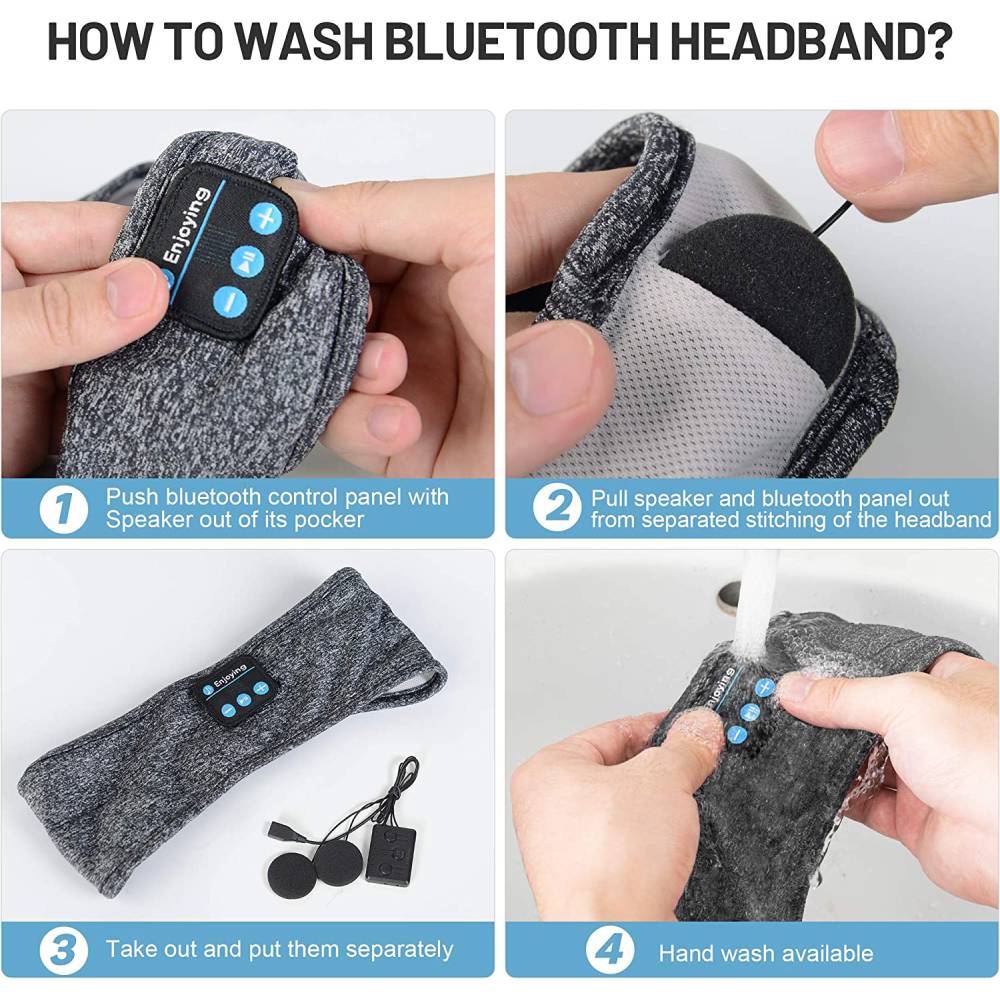 Bluetooth Sleep Headphones Wireless Headband