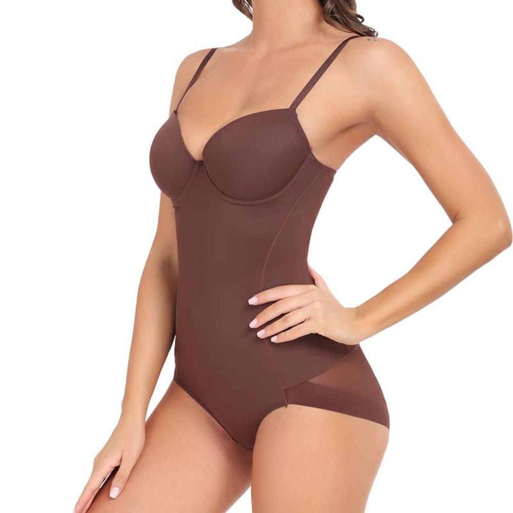Brown Snatched Shapewear Bodysuit