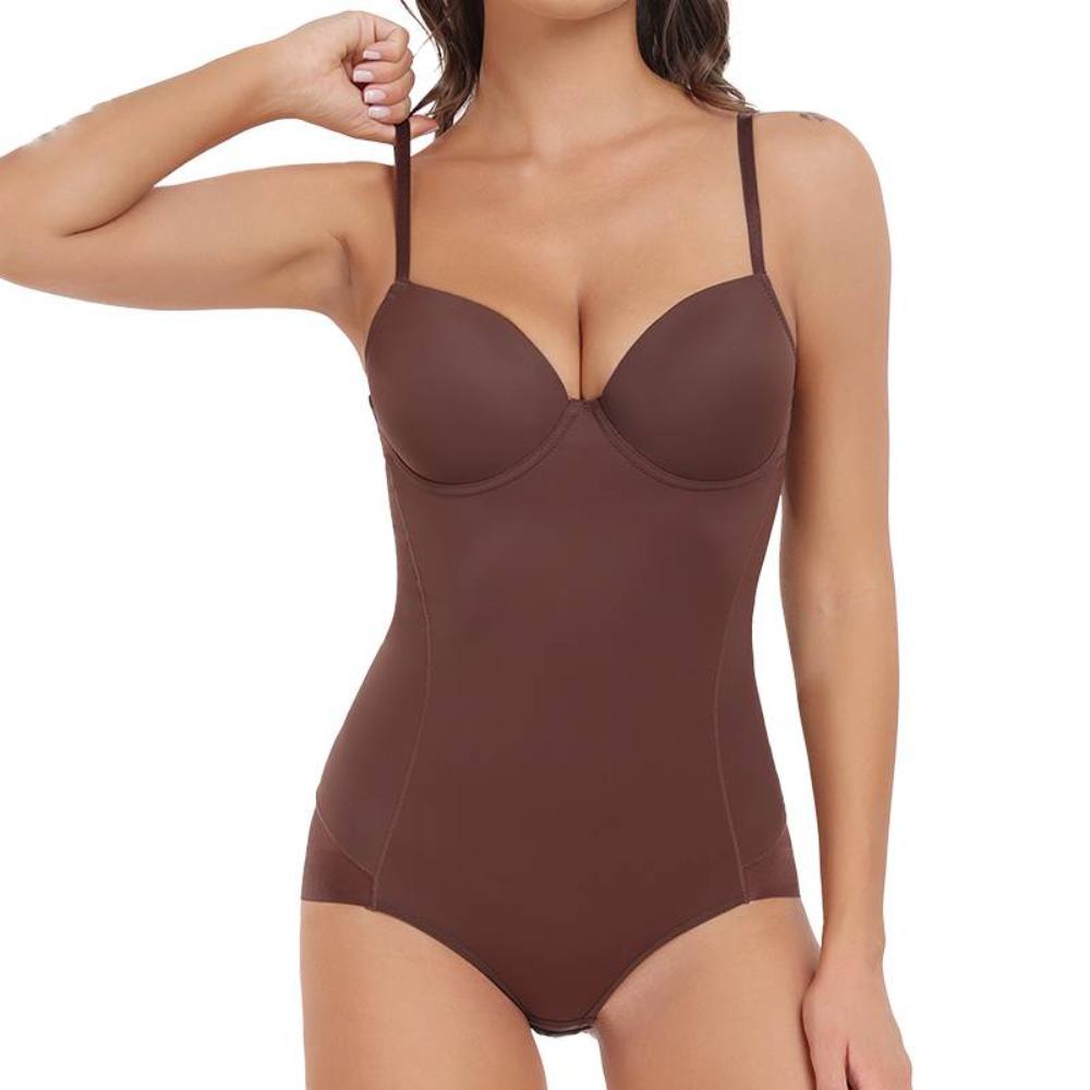 Brown Snatched Shapewear Bodysuit
