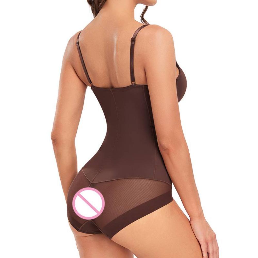 Brown Snatched Shapewear Bodysuit