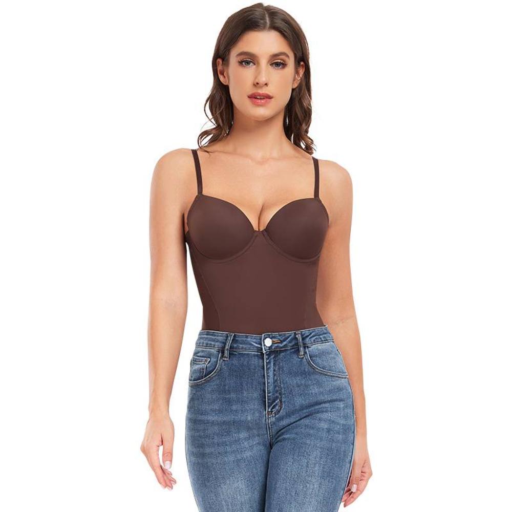 Brown Snatched Shapewear Bodysuit