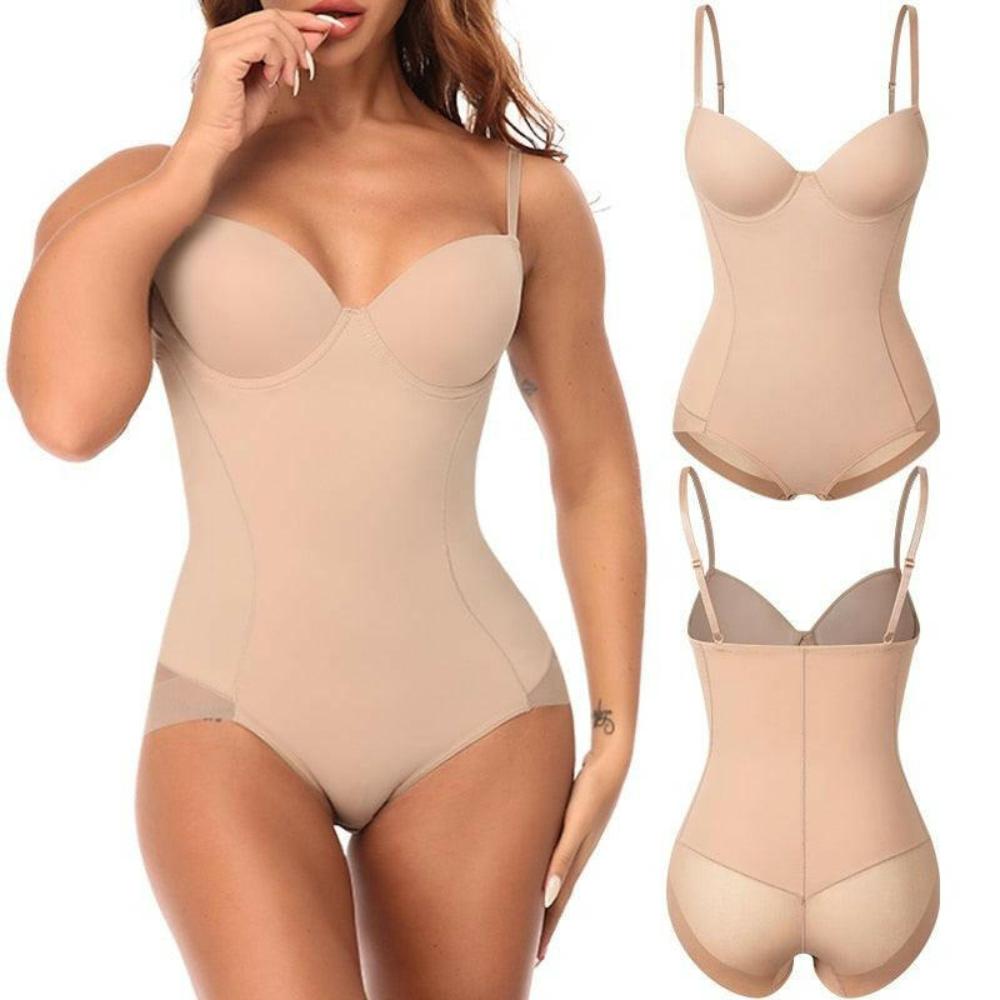 Women Bodysuit With Built-In Bra Shapewear