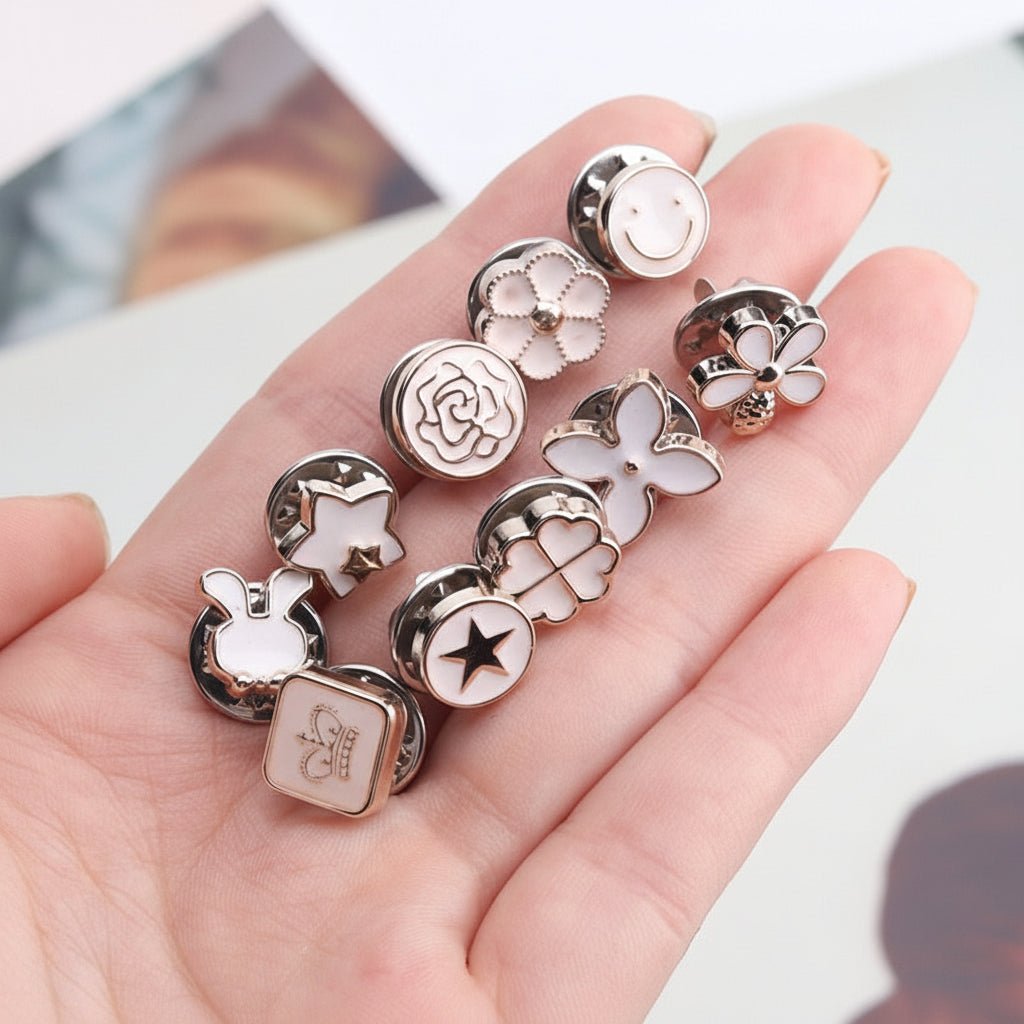 Easy Fit Metal Snap Fasteners Strong Button Closures