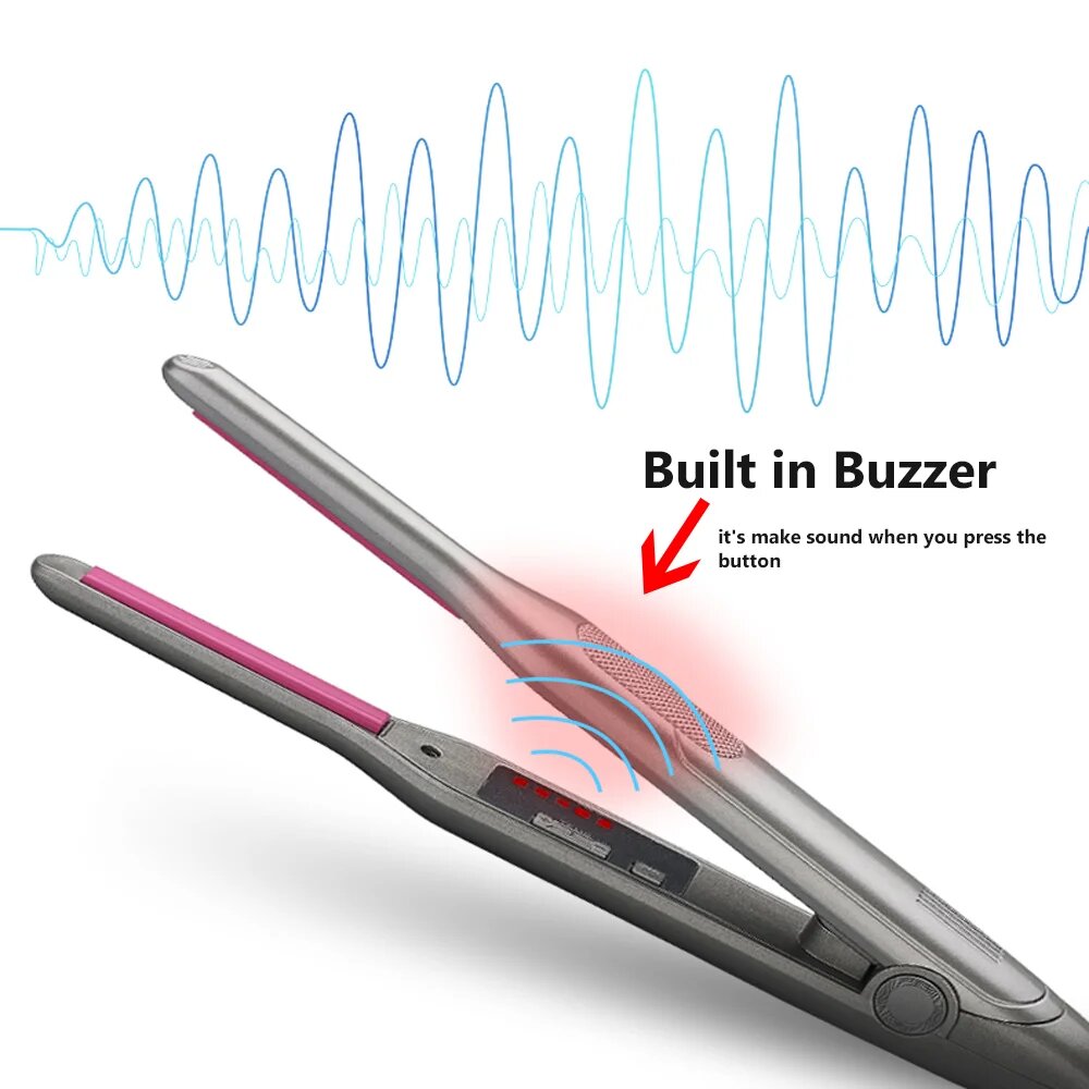 Ceramic Professional Hair Straightener and Curler for Short Hair
