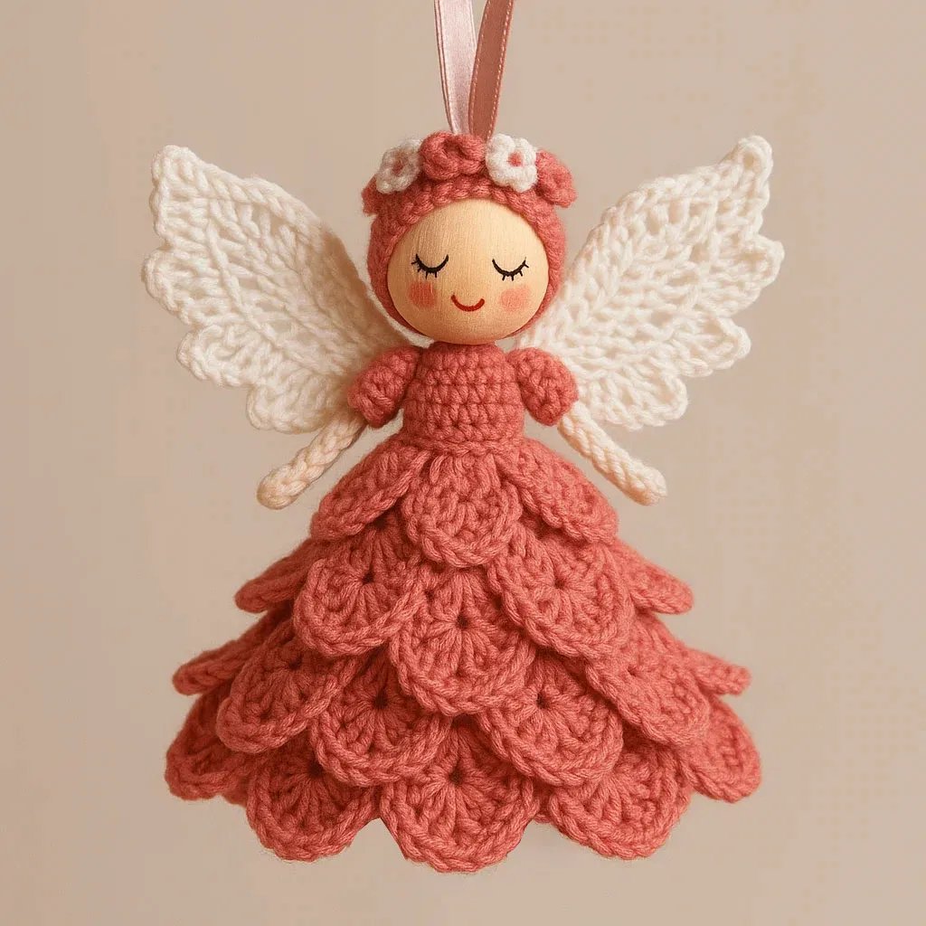 Easy DIY Crochet Angel Ornament Craft Set