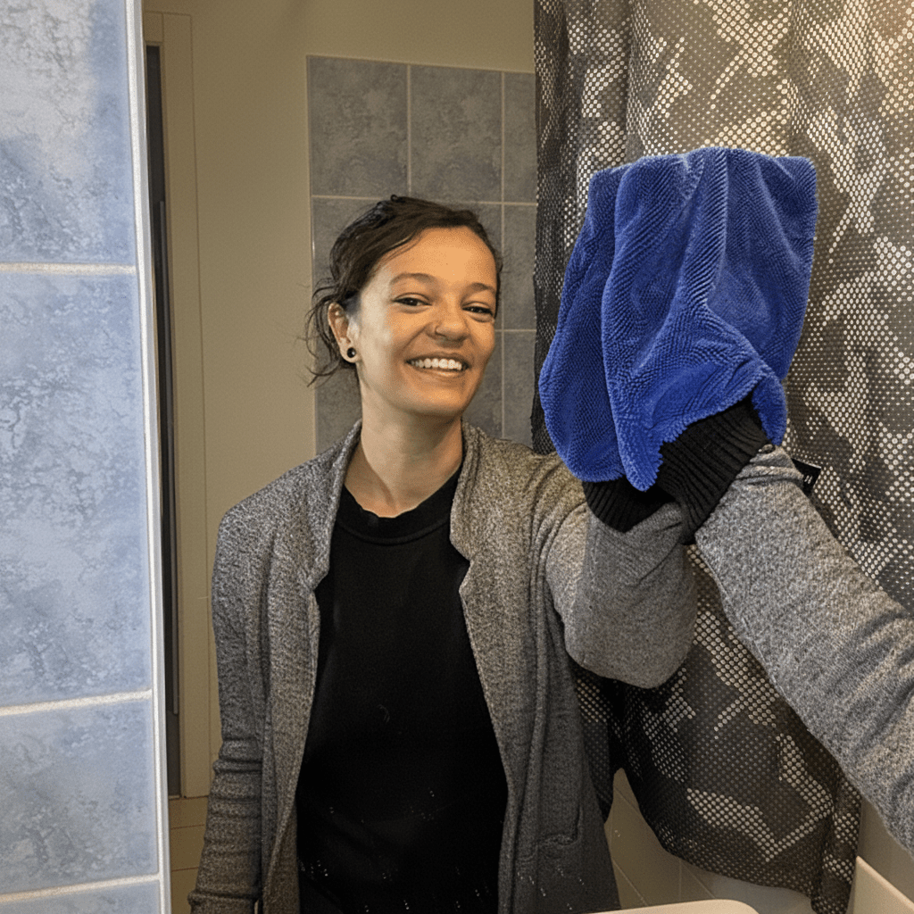 Soft Touch Cleaning Glove for Dusting and Polishing