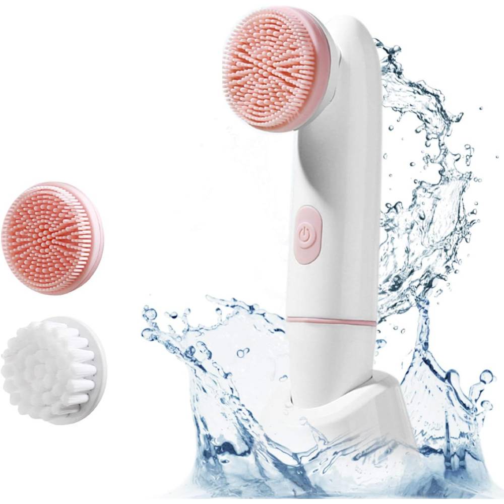 Electric Face Brush with 2 Heads