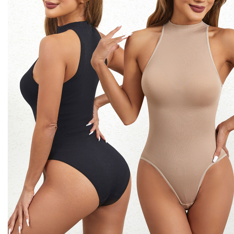 Compression Open Crotch Shapewear Bodysuit