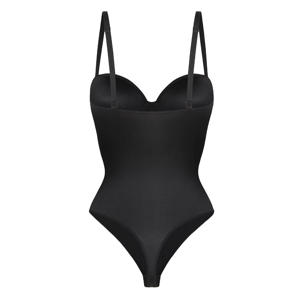Cupped Thong Bodysuit Shapewear