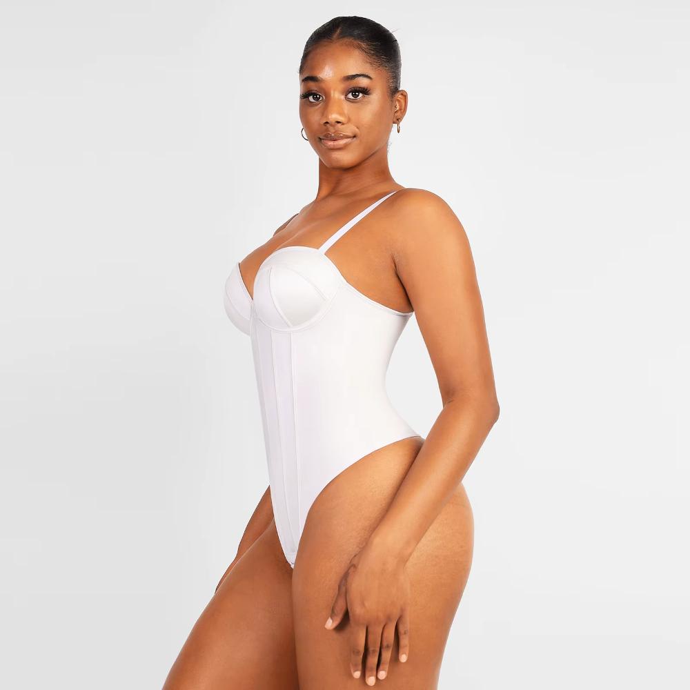 Cupped Thong Bodysuit Shapewear