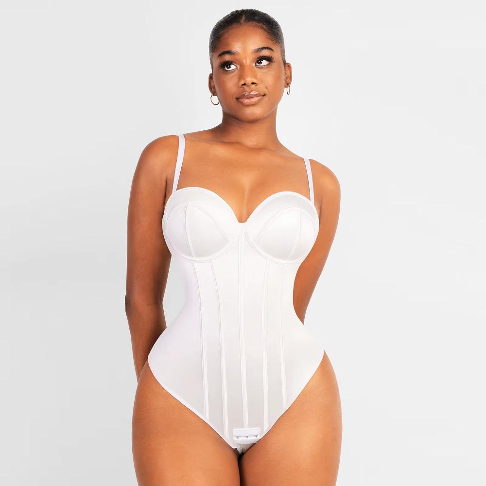 Cupped Thong Bodysuit Shapewear