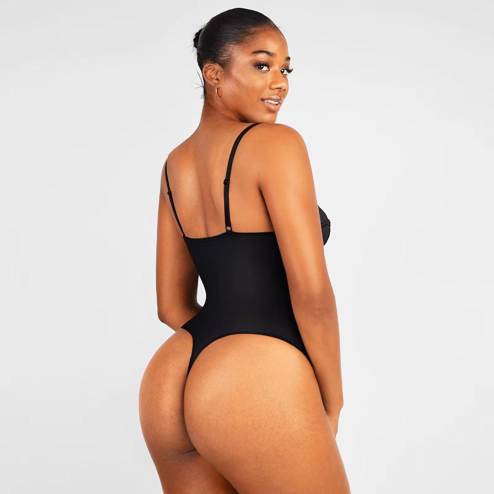 Cupped Thong Bodysuit Shapewear