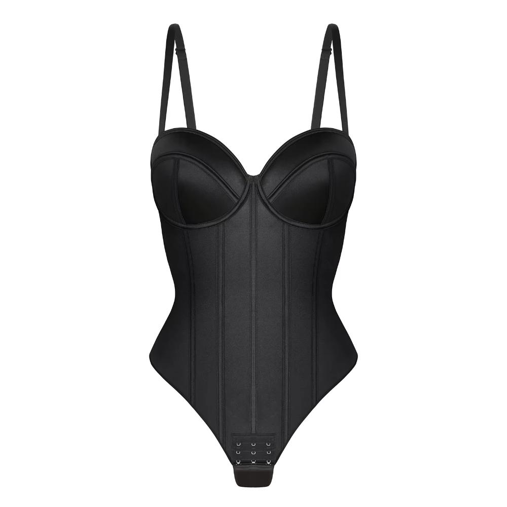 Cupped Thong Bodysuit Shapewear