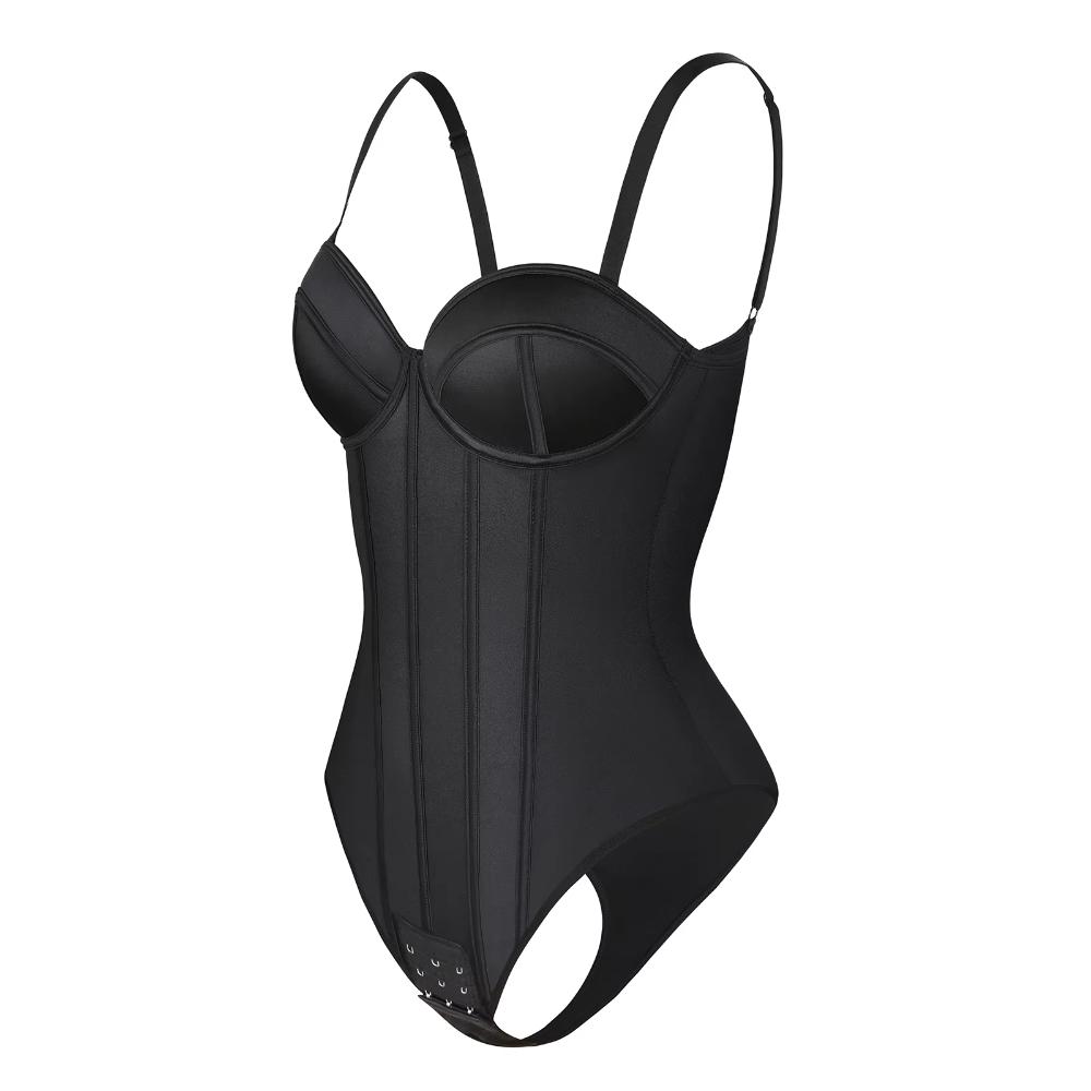 Cupped Thong Bodysuit Shapewear