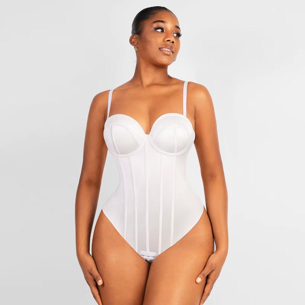 Cupped Thong Bodysuit Shapewear