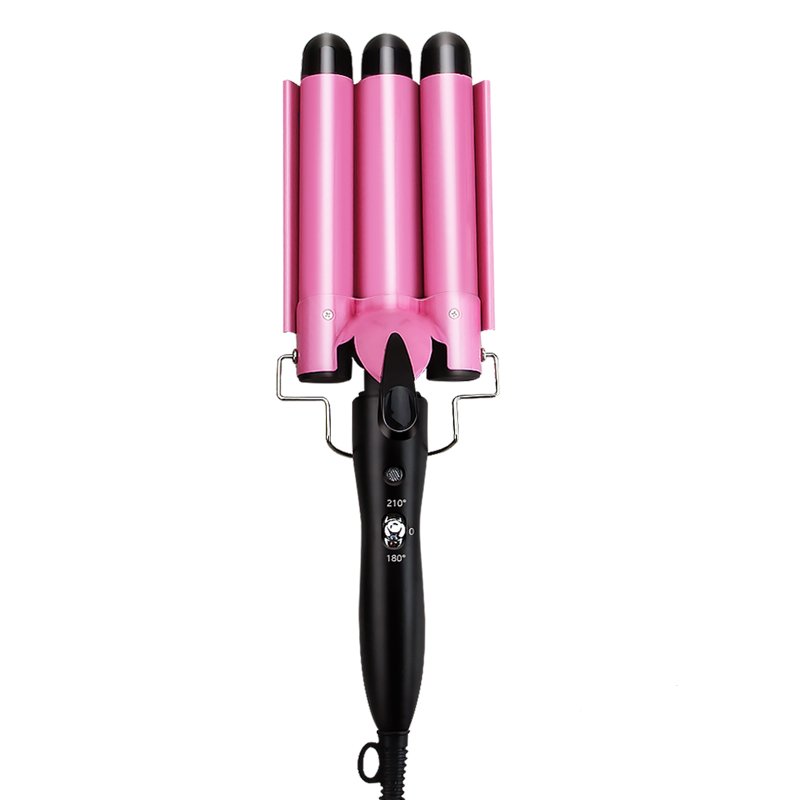 Curling Iron Tongs Hair Waver 3 Barrels Hair Curler