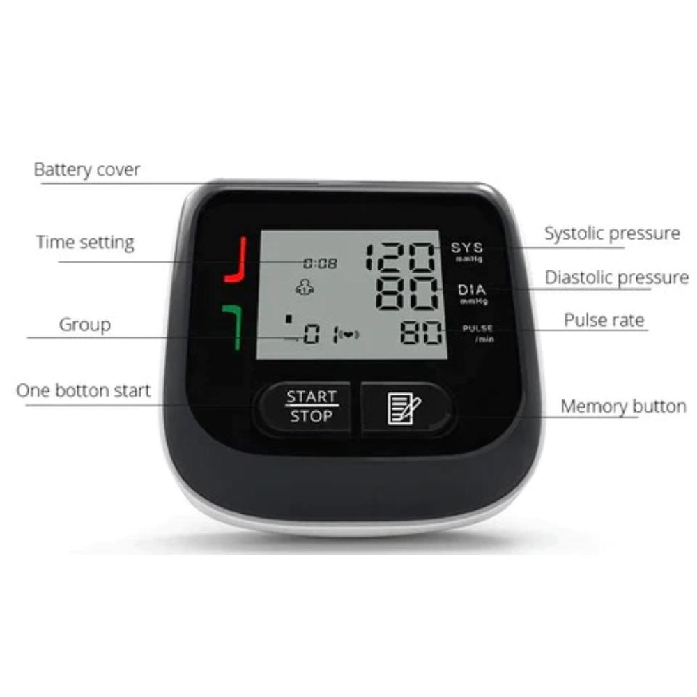 Digital Health Care LCD Wrist Blood Pressure Monitor