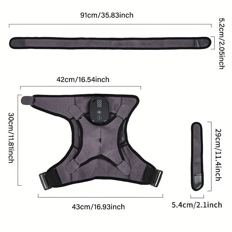 Electric Heating Shoulder Support Brace Massage Device