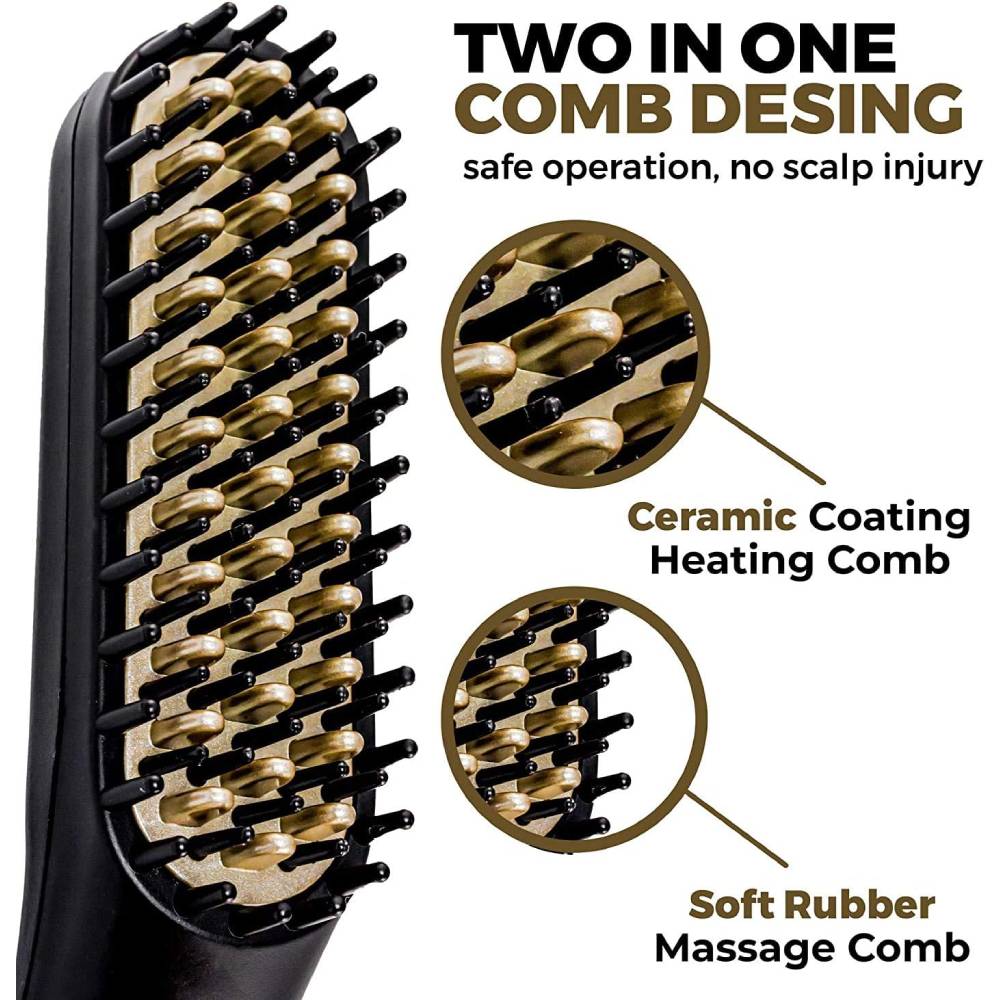 Electric Beard Straightener Comb