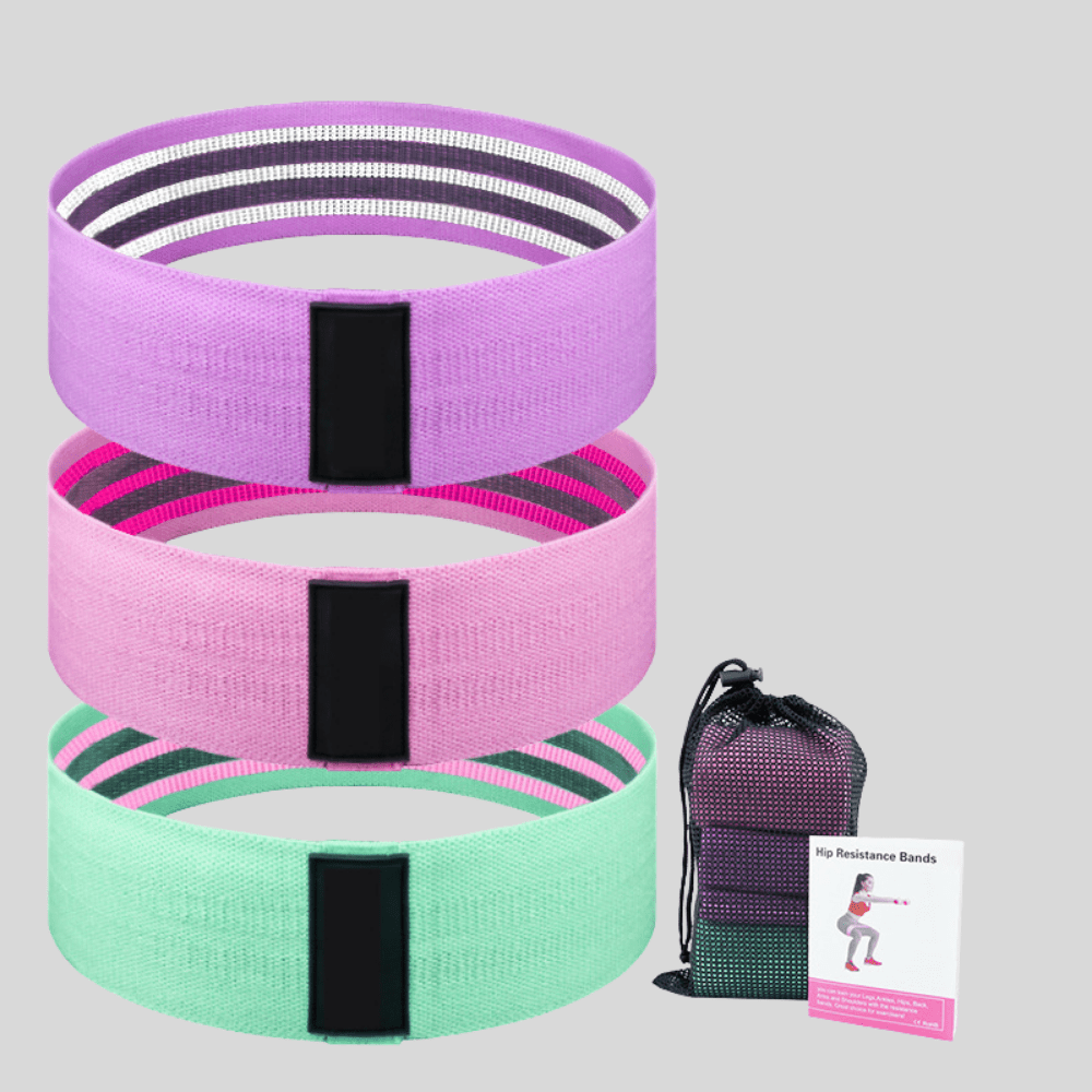Portable Fitness Resistance Bands Set with Carry Case