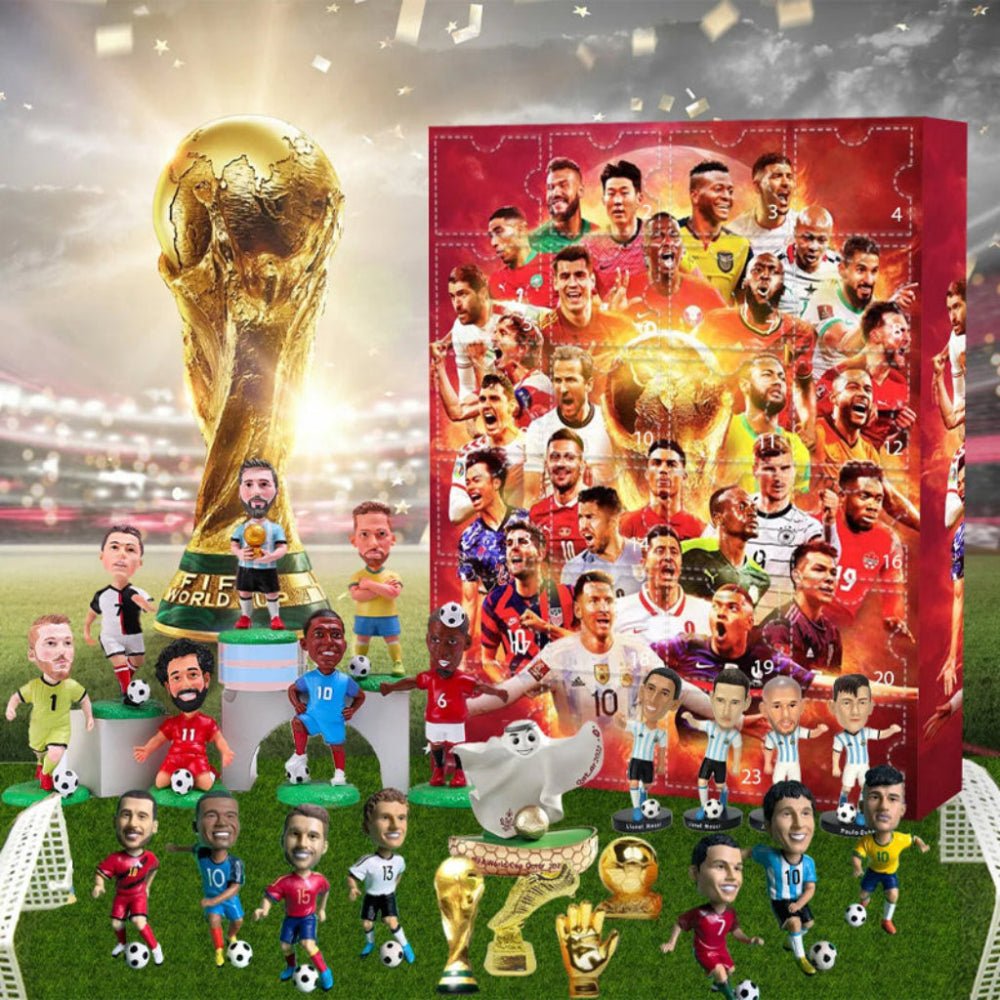 Christmas Countdown Soccer Figure Gift Set for Fans - SweetyGem