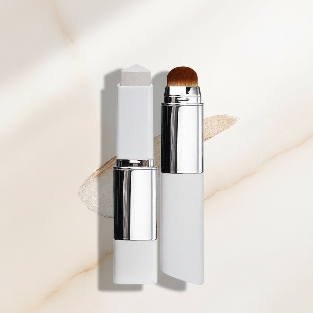 Easy Apply Foundation Brush Dual Tip Flawless Finish - SweetyGem