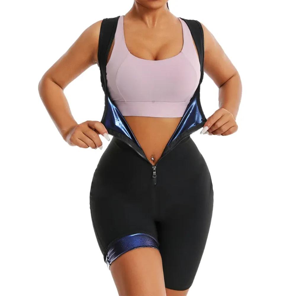 Women's Sweating Full Body Zipper Shaper