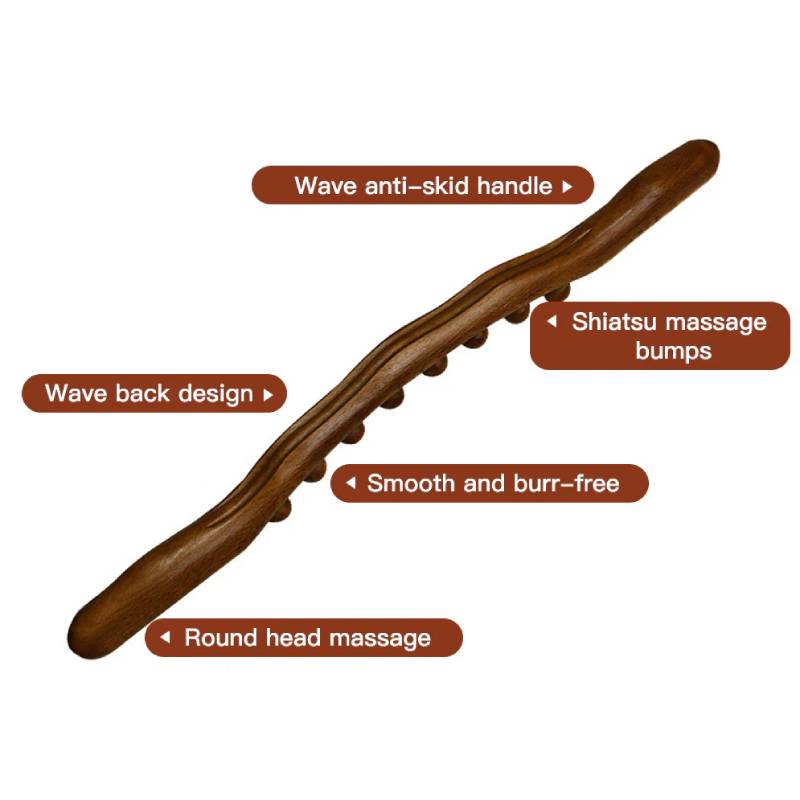 Wooden Gua Sha Massage Roller