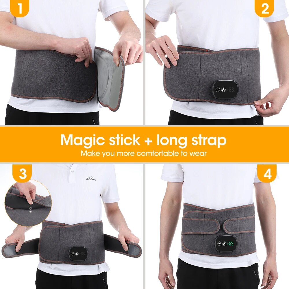 Heated Belt for Back Pain-Red Light Therapy Belt