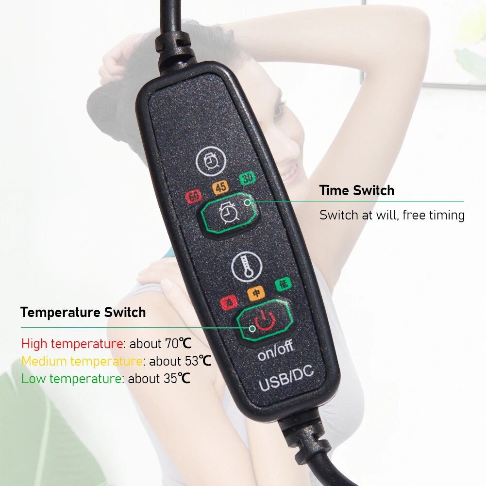 Heated Electric Neck Brace for Pain Relief