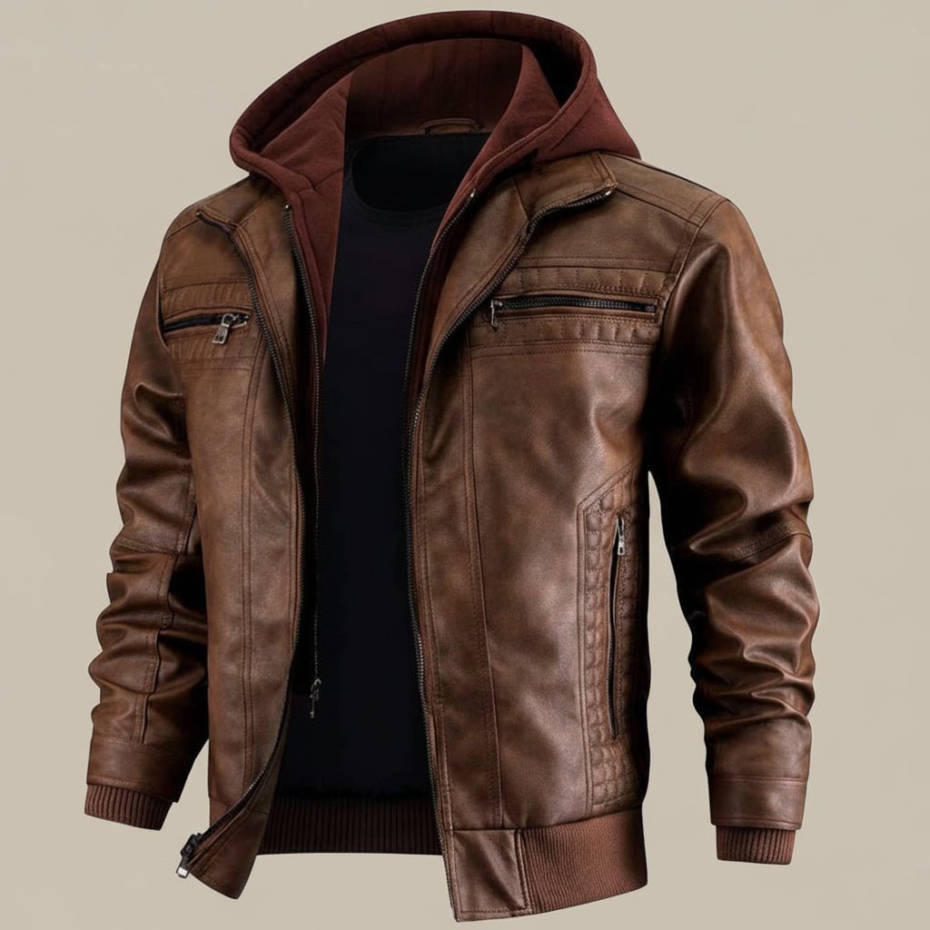 Men's Waterproof Parka Removable Hood Coat