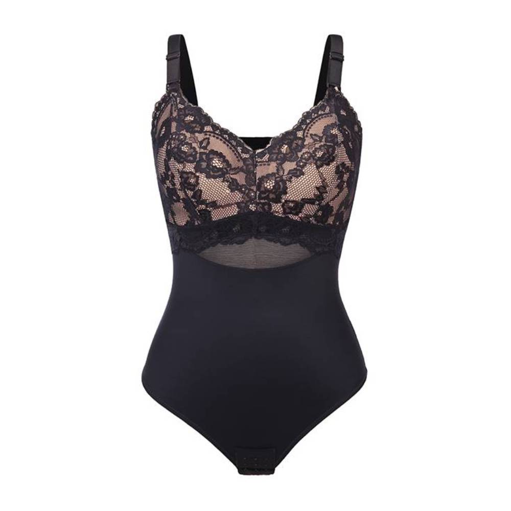 Lace Thong Bodysuit Shapewear