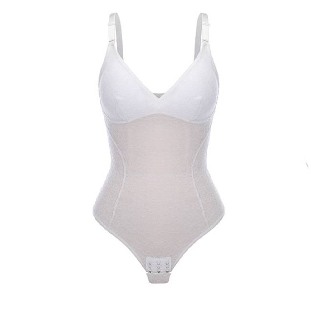 Lace Thong Bodysuit Shapewear