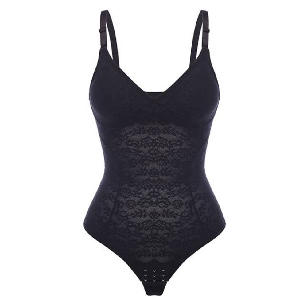 Lace Thong Bodysuit Shapewear