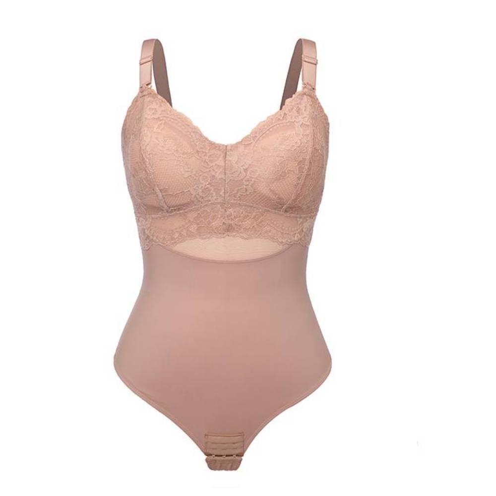 Lace Thong Bodysuit Shapewear