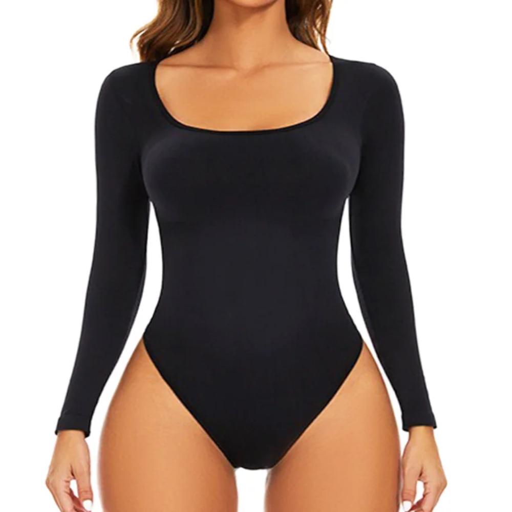 Long Sleeve Elastic Body Suit Shapewear