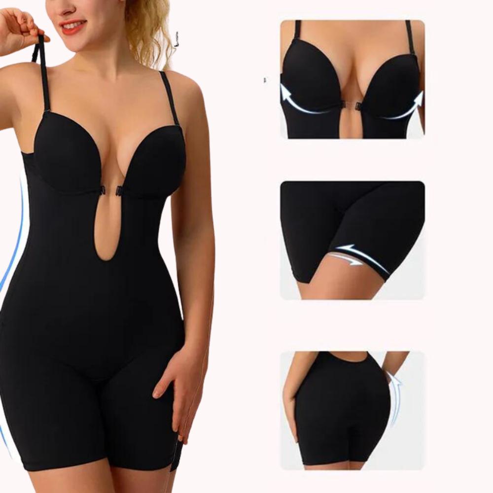 Low Back Mid-Thight Corset Shapewear