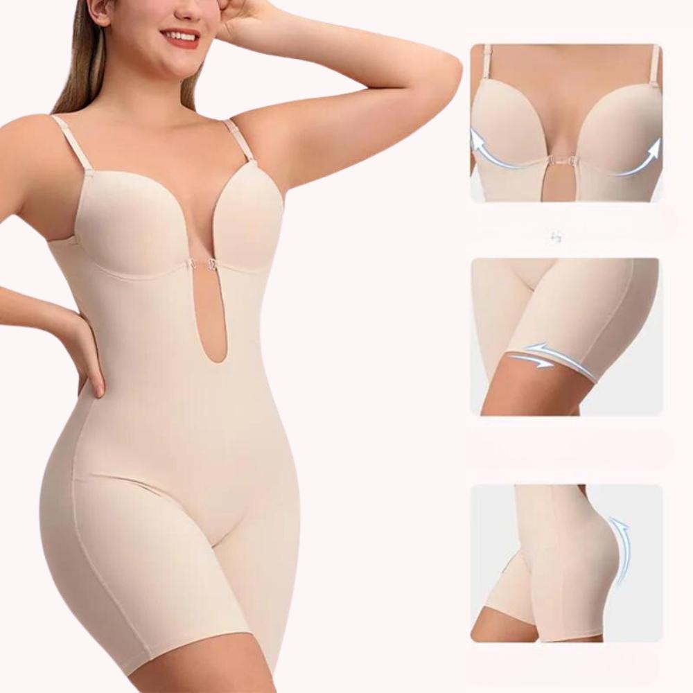 Low Back Mid-Thight Corset Shapewear