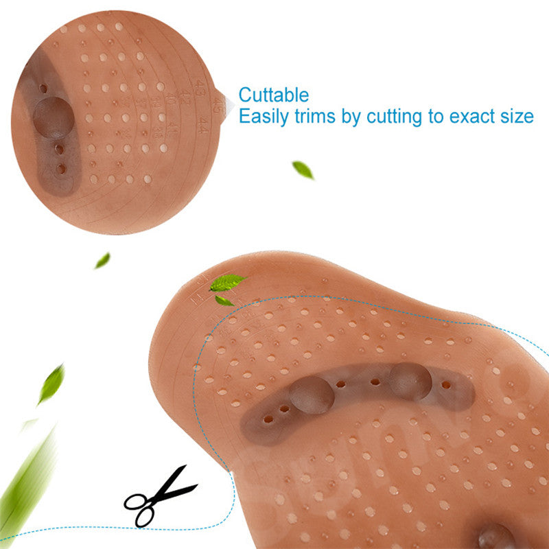 Magnetic Therapy Insoles for Shoes with Foot Pressure Points