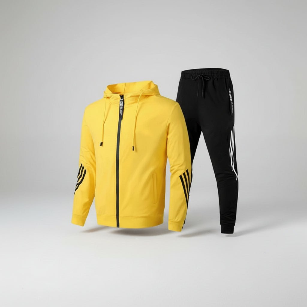 Sporty Tracksuit Set Zip Up Jacket Sweatpants